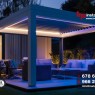 Pérgola bioclimática en Benidorm, instalaciones instaluxglass